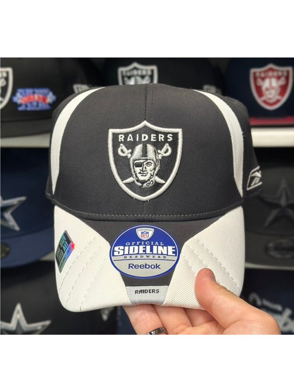 Oakland Raiders NFL Ball Cap Vintage Reebok Sideline RARE